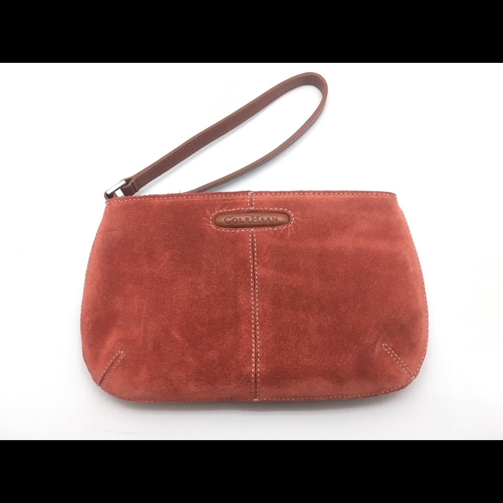 Cole Haan Suede Wristlet